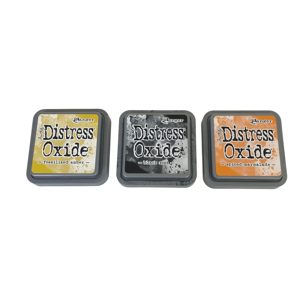 Tim Holtz Distress Oxide Lot Amber Black Marmalade Stamping Card Making Crafts